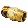 Thrifco Plumbing 3/8 Inch MIP Brass Hex Nipple 9320122